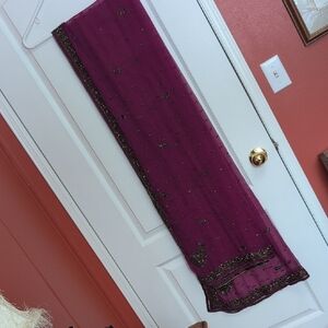 Beaded Saree Scarf Wrap